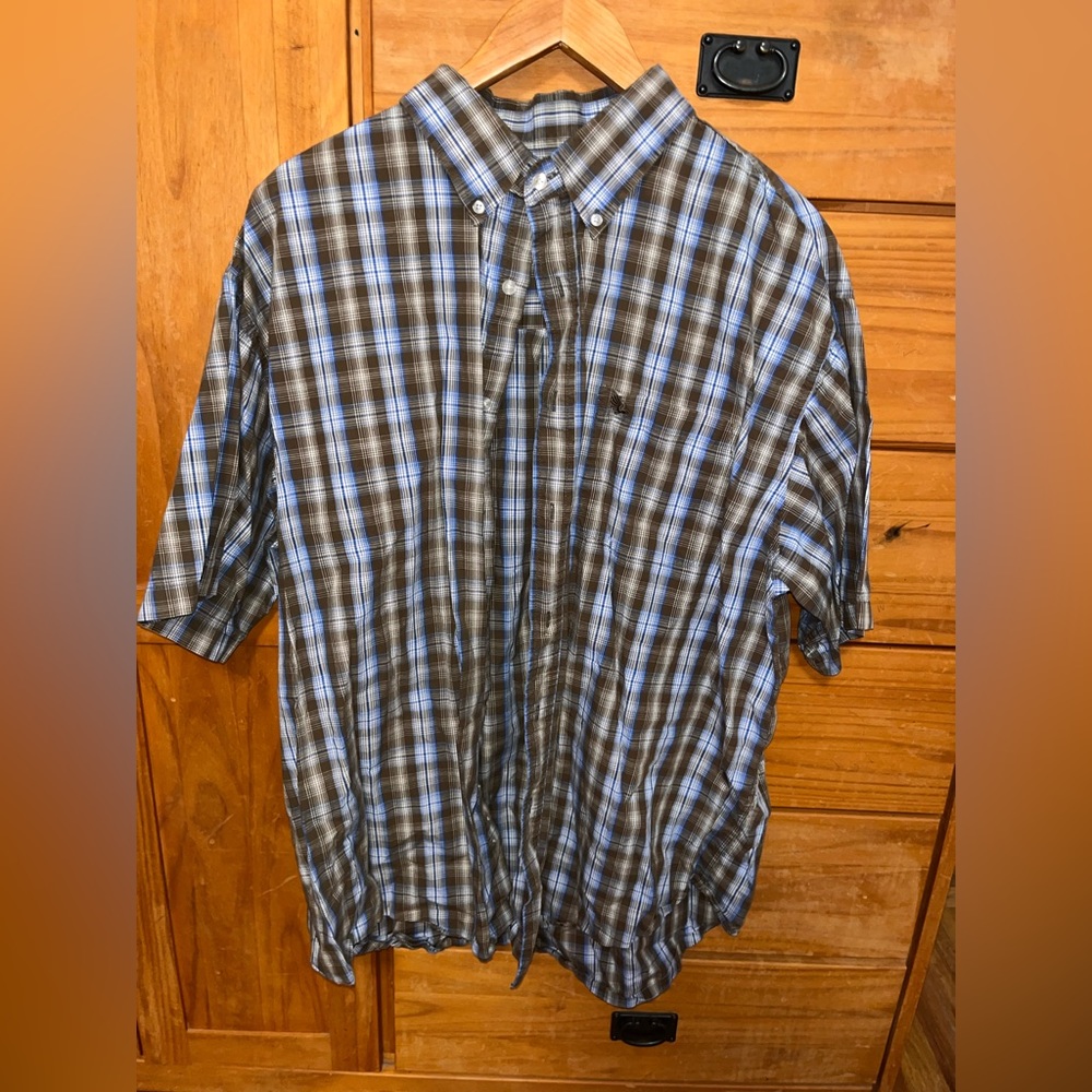 Mens Short sleeve Button down
